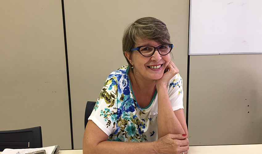 A psicóloga Iara Bega de Paiva, coordenadora de Saúde Mental da Secretaria de Saúde da Prefeitura de Guarujá.
